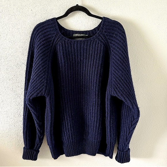 Ralph Lauren Sweaters - Ralph Lauren POLO COUNTRY Authentic Dry Goods Women’s 100% Wool Sweater Navy